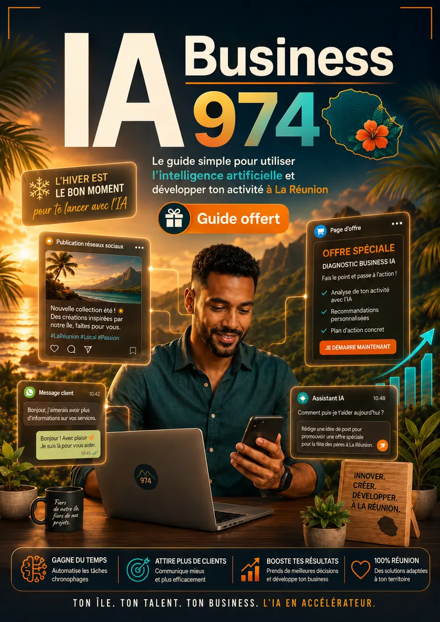 Recevoir le guide gratuit IA Business 974